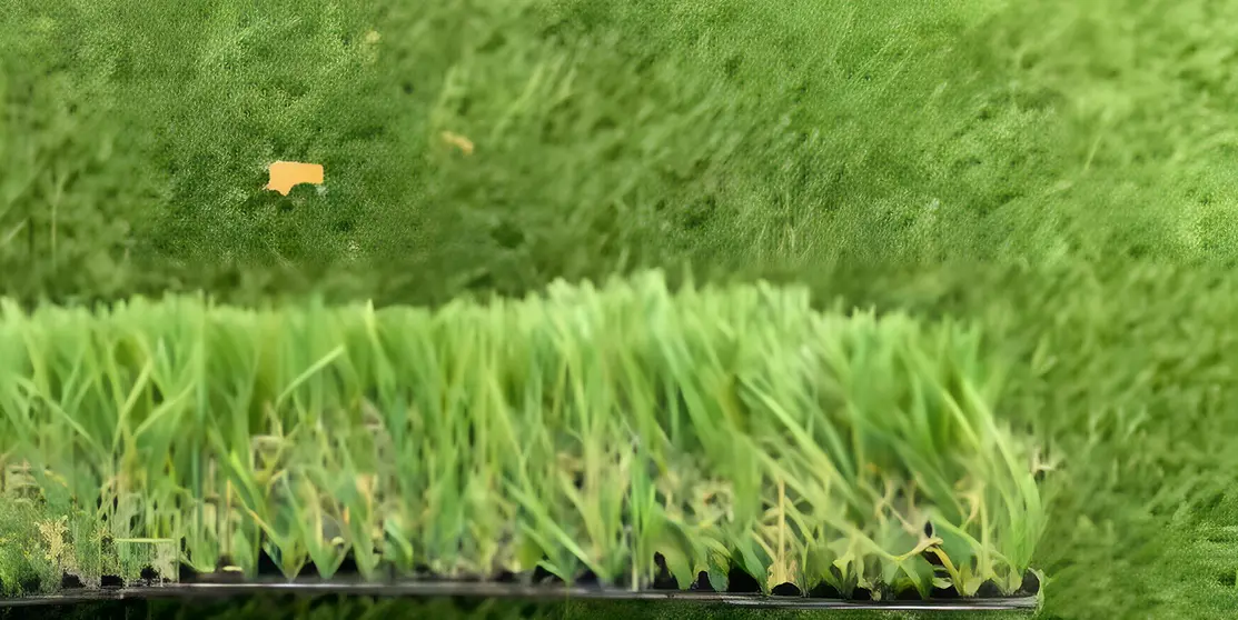 Artificial grass landscape