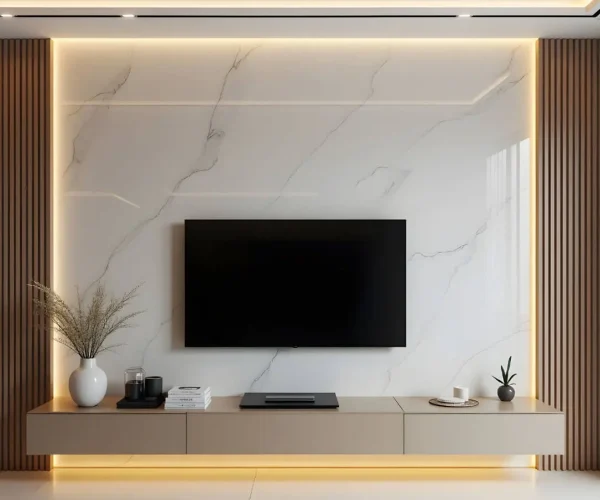 Modern wall panels in Sydney home